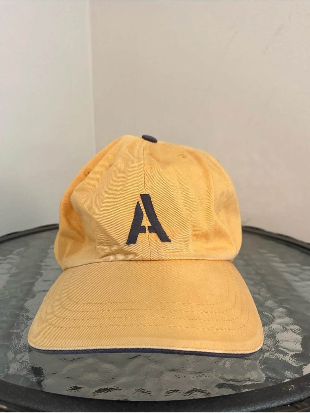 Vintage Abercrombie & Fitch Yellow Baseball Cap